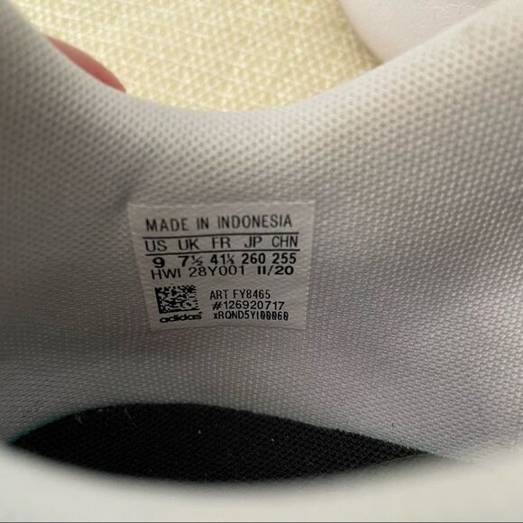 ADIDAS Women’s Fluidstreet Running Sneakers with CLOUDFOAM white size 9 - Picture 8 of 9